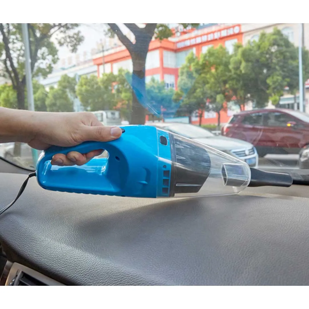 SOGA Portable Travel Camping Car Set Inflatable Air Bed Mattress Storage Organiser Handheld Vacuum Cleaner Blue