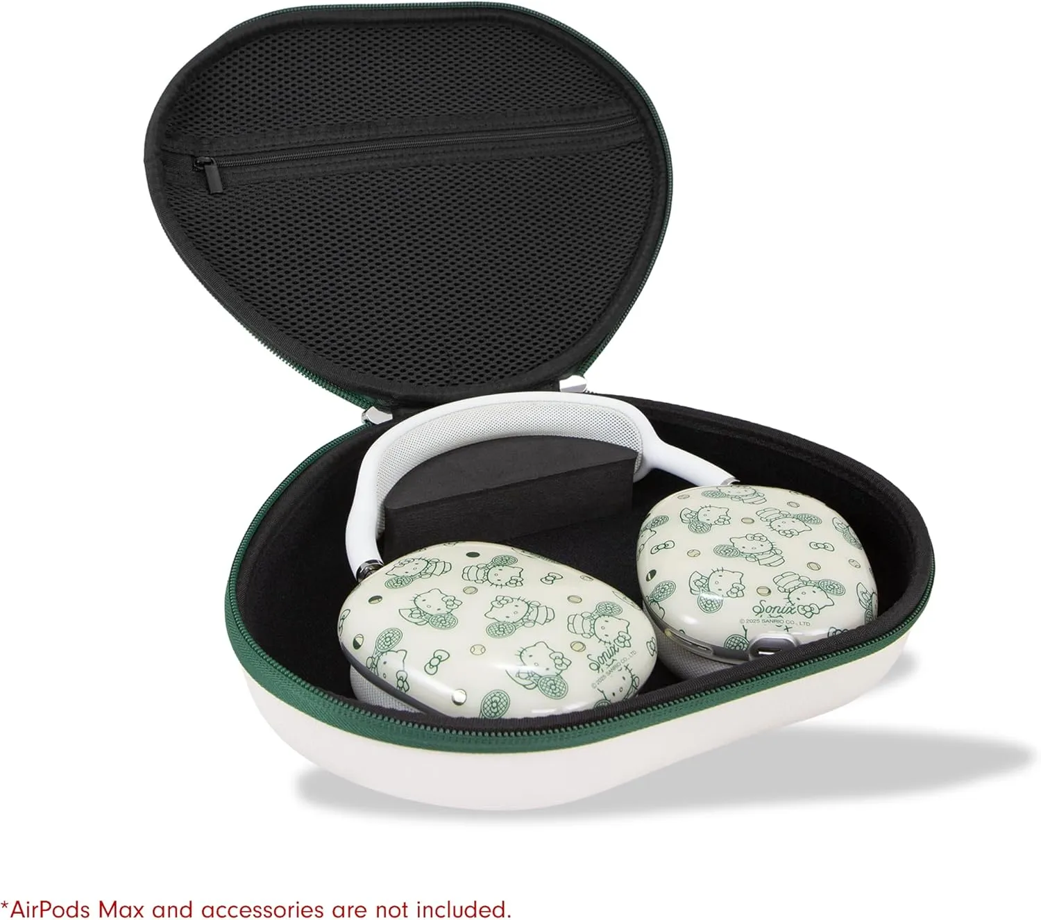 Sonix x Sanrio Protective Case for Apple AirPods Max Headphones | Travel Carrying Case, Portable Storage Bag, Supports Sleep Mode | Hello Kitty Tennis