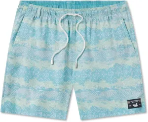 Southern Marsh Shoals Seawash Swim Trunk - Mayan Watercolor