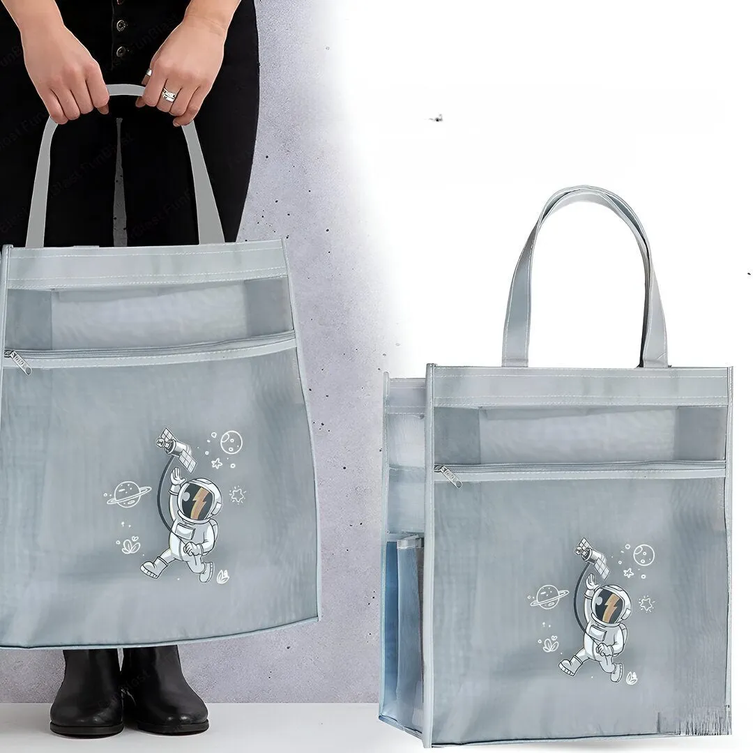 SPACE ASTRONAUT THEME MULTI-PURPOSE HANDBAG
