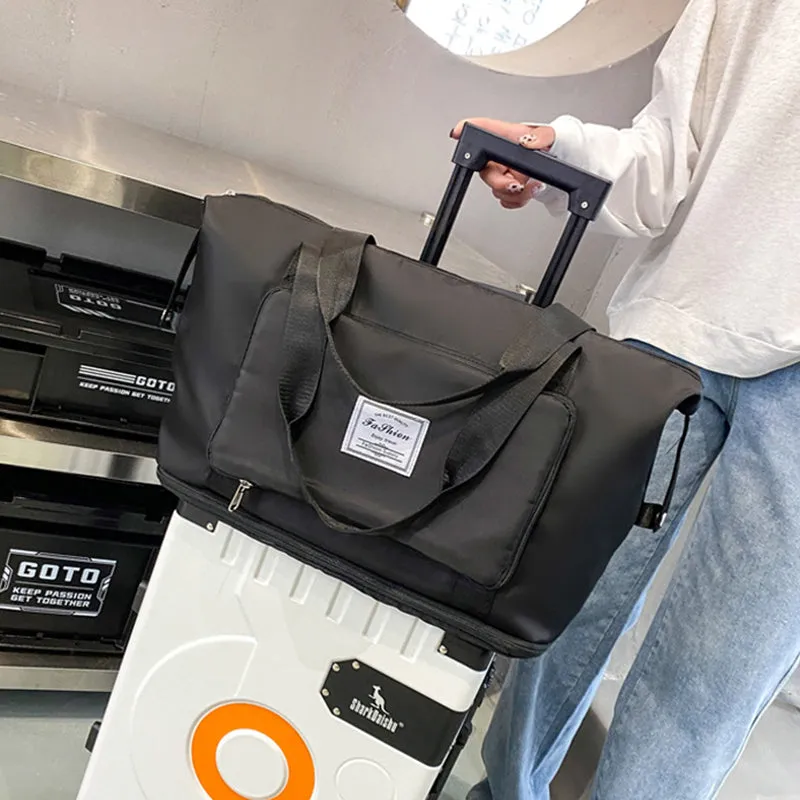 Sports Gym Bag Foldable Luggage Storage Bag