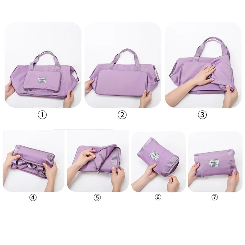 Sports Gym Bag Foldable Luggage Storage Bag