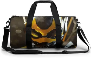 Sports Gym Bag for Women Men Travel Duffel Bag Cartoon Rendering Style Weekender Bag Canvas Carry on Overnight Bag for Travel Swimming Fitness Workout Sports Duffle Bag, 17.7in/9in/9in