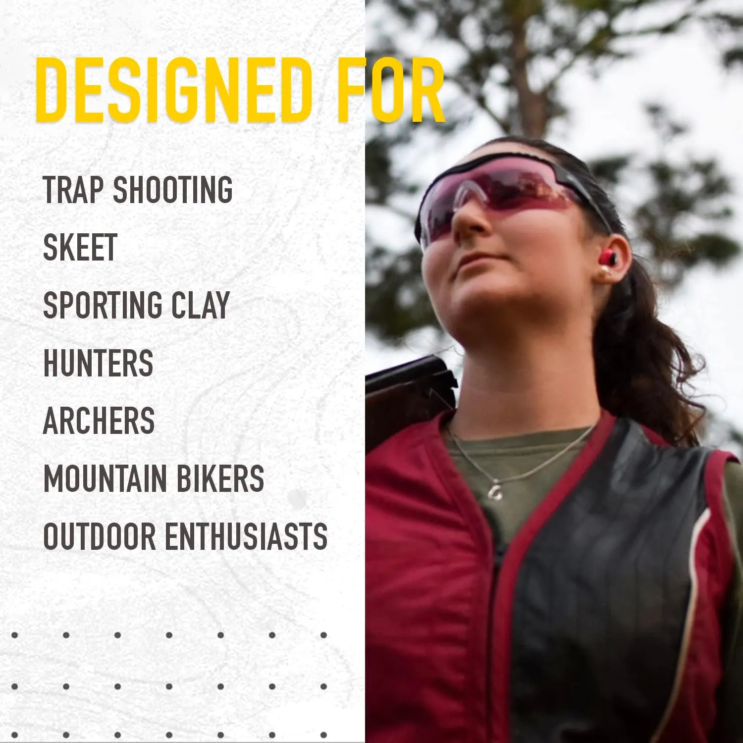 SSP Eyewear Methow Kit, RX-Able Shooting Glasses, 6 Lenses with Teal Frames