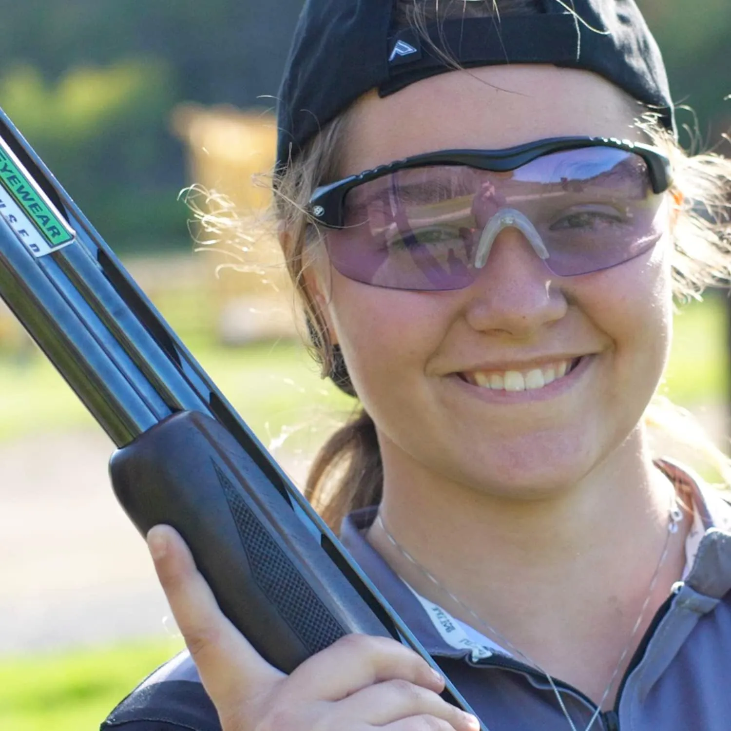 SSP Eyewear Methow Kit, RX-Able Shooting Glasses, 6 Lenses with Teal Frames