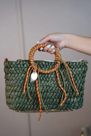 Strappé Woven Circle Handle Bags – Tropical Texture Meets Playful Design
