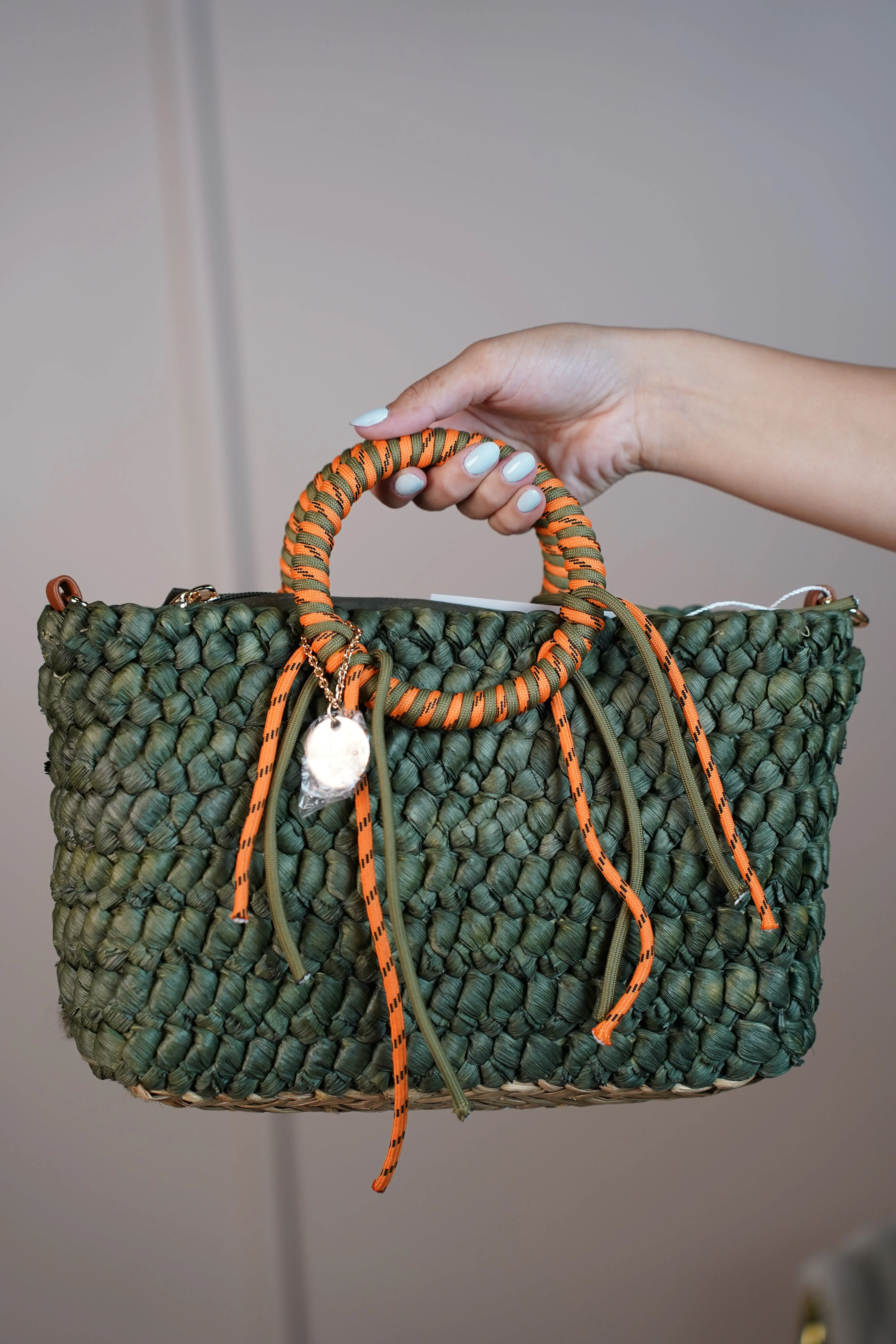Strappé Woven Circle Handle Bags – Tropical Texture Meets Playful Design