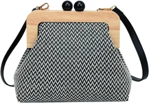 Straw Beach Bags For Women Summer Straw Cross-body Bag Raffia Handbag Pearls Purses Shoulder Bag Shell Shaped Bag 2025