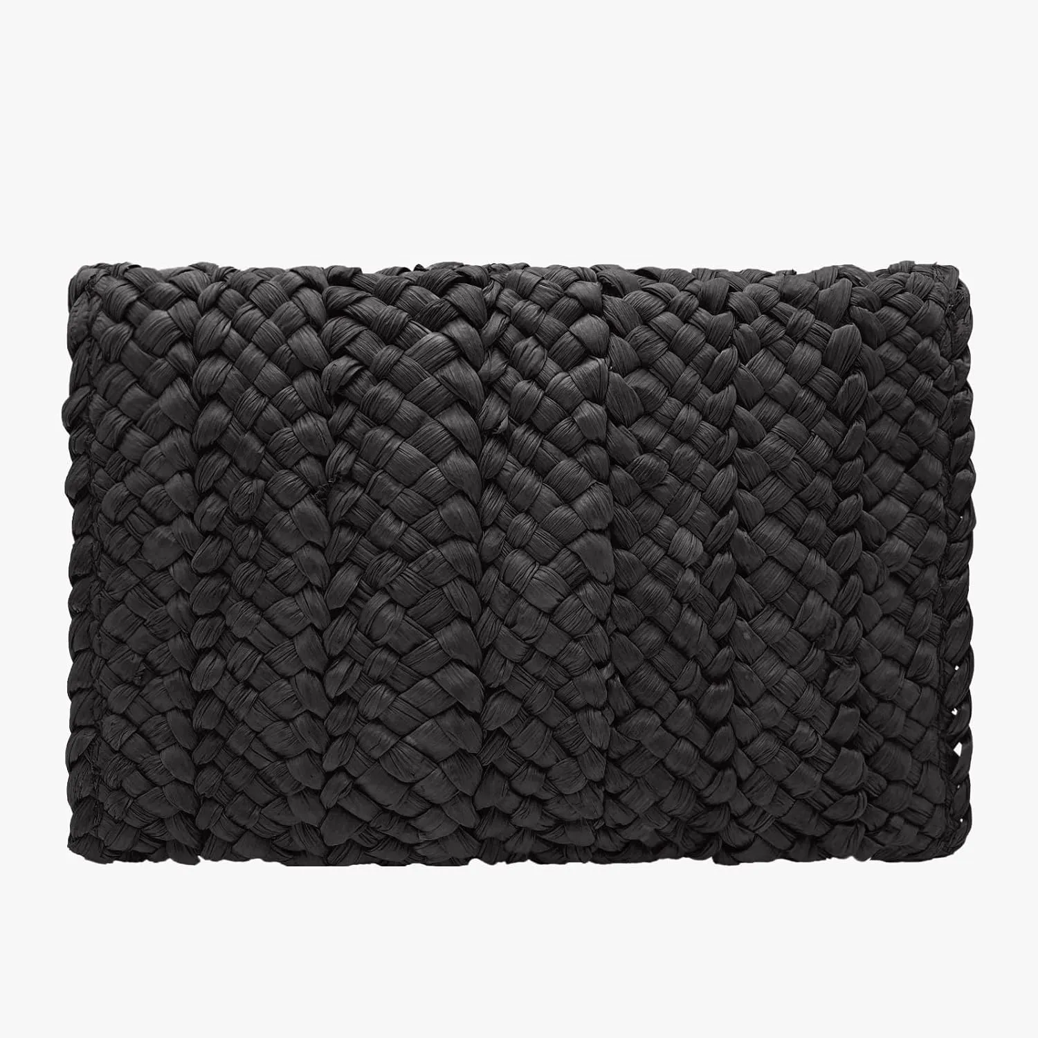 Straw Clutch Purses for Women Woven Straw Beach Handbag Envelope Rattan Clutch for Summer