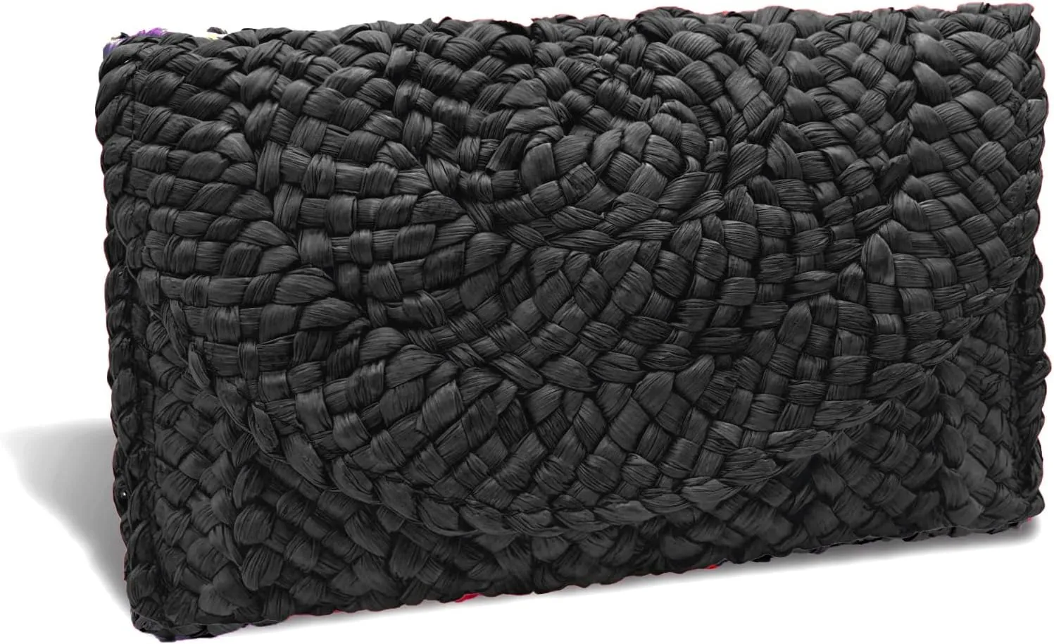 Straw Clutch Purses for Women Woven Straw Beach Handbag Envelope Rattan Clutch for Summer