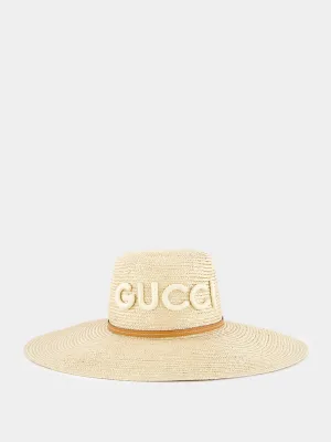 Straw Wide-Brim Hat