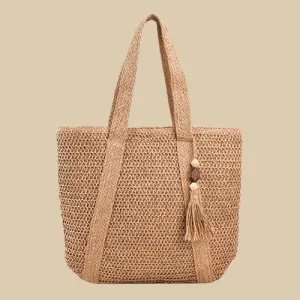 Straw Woven Tote Bag | Amelia