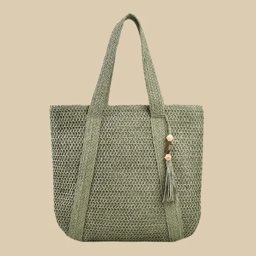 Straw Woven Tote Bag | Amelia