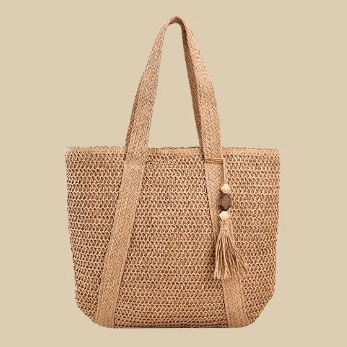 Straw Woven Tote Bag | Amelia