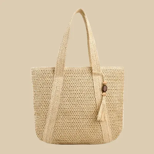 Straw Woven Tote Bag | Amelia