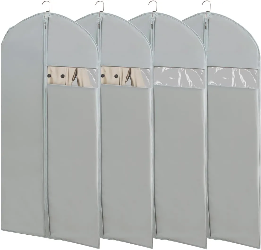 Suit Bag for Storage and Travel, (Set of 4(23.3'' X 50''))