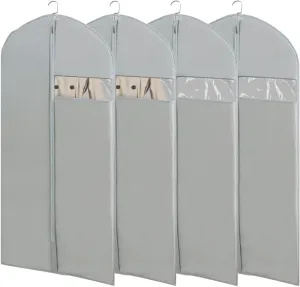 Suit Bag for Storage and Travel, (Set of 4(23.3'' X 50''))