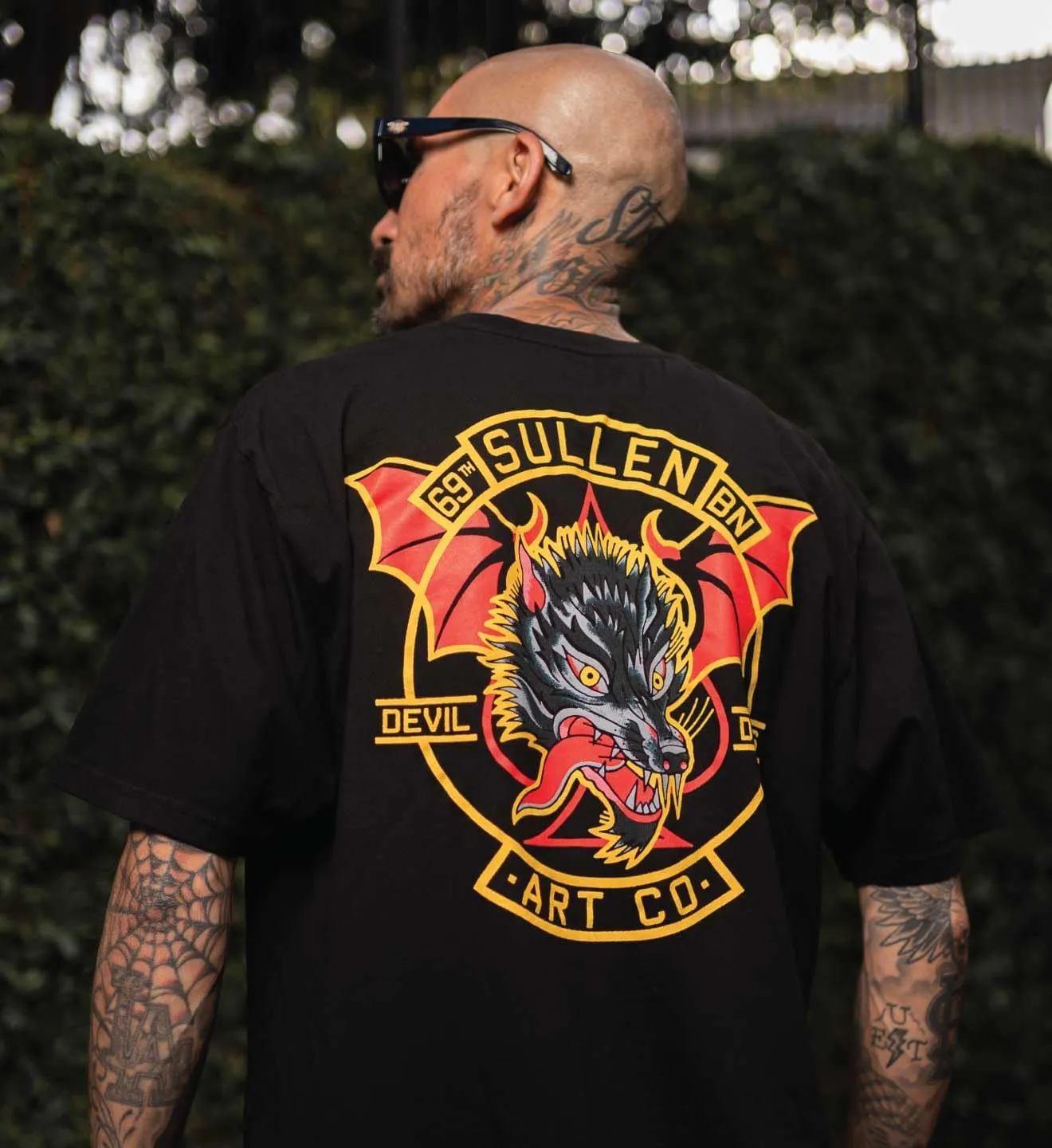 Sullen Men's Devil Dogs Memorial Day Capsule Tattoo Lifestyle Graphic Premium Short Sleeve Tee