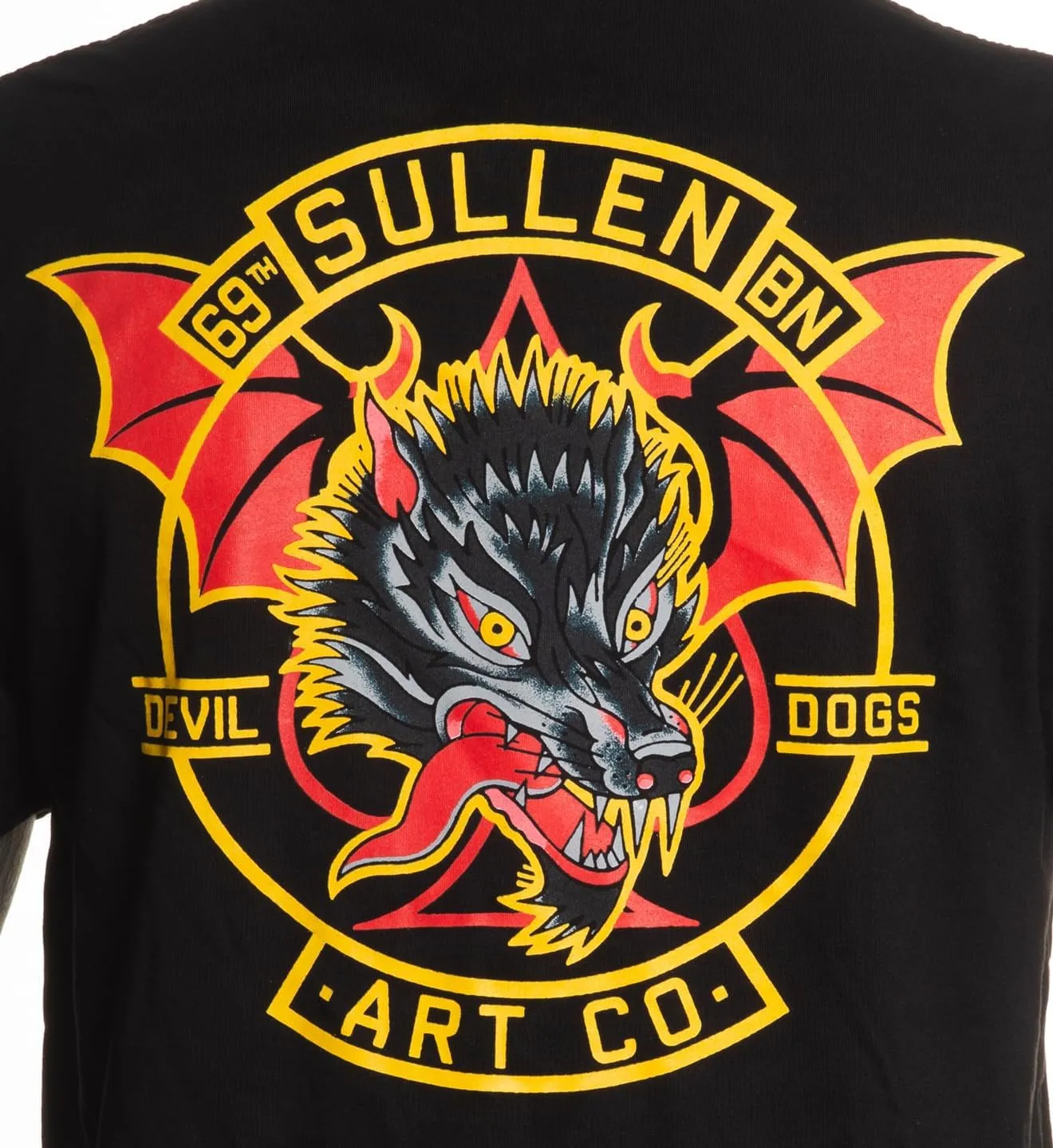 Sullen Men's Devil Dogs Memorial Day Capsule Tattoo Lifestyle Graphic Premium Short Sleeve Tee