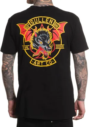 Sullen Men's Devil Dogs Memorial Day Capsule Tattoo Lifestyle Graphic Premium Short Sleeve Tee