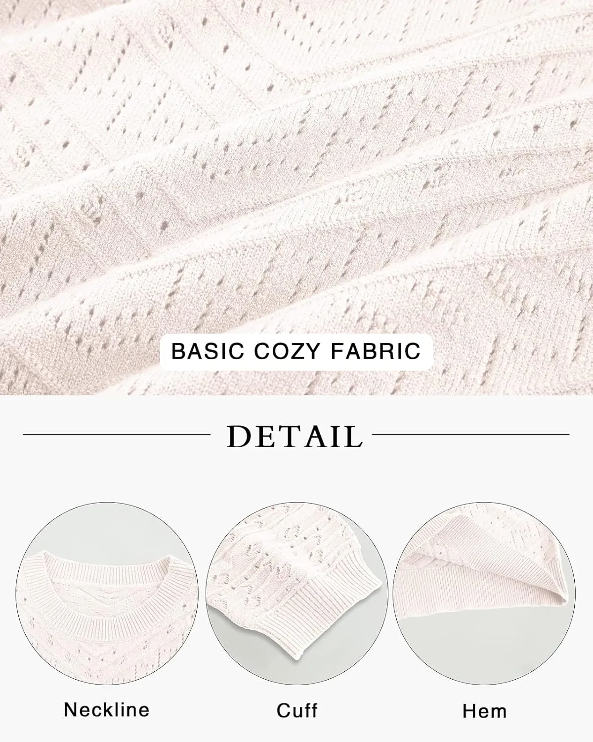 Summer Tops for Women Short Sleeves Pullover Sweaters Knit Blouse Cute Dot Sweater Shirt