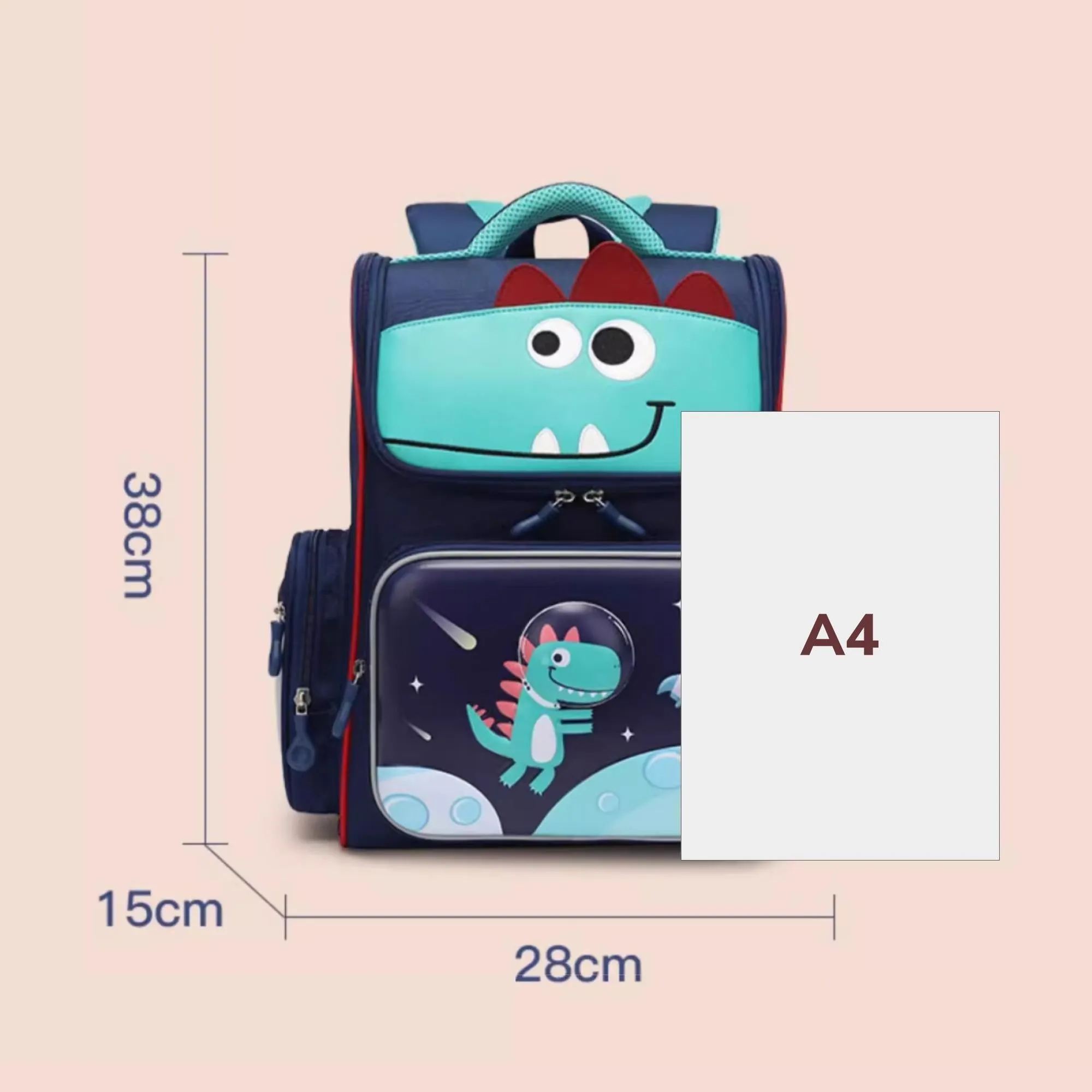 Sun Eight Surfz Ergonomic Spine Protection Primary School Bag