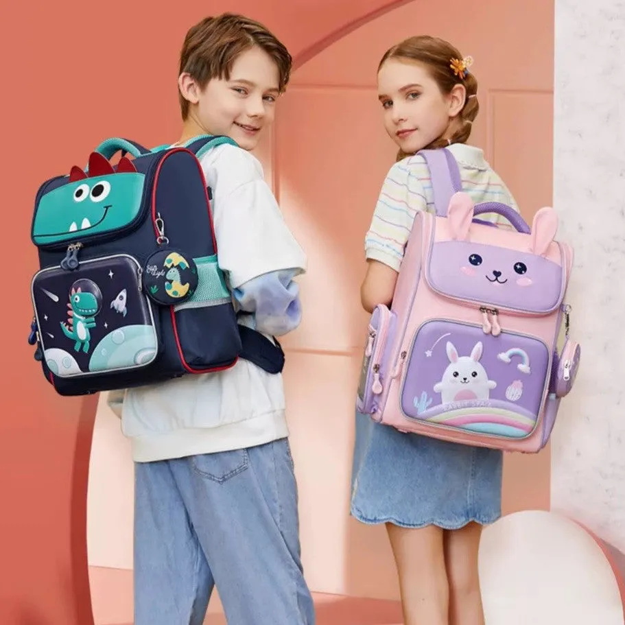 Sun Eight Surfz Ergonomic Spine Protection Primary School Bag