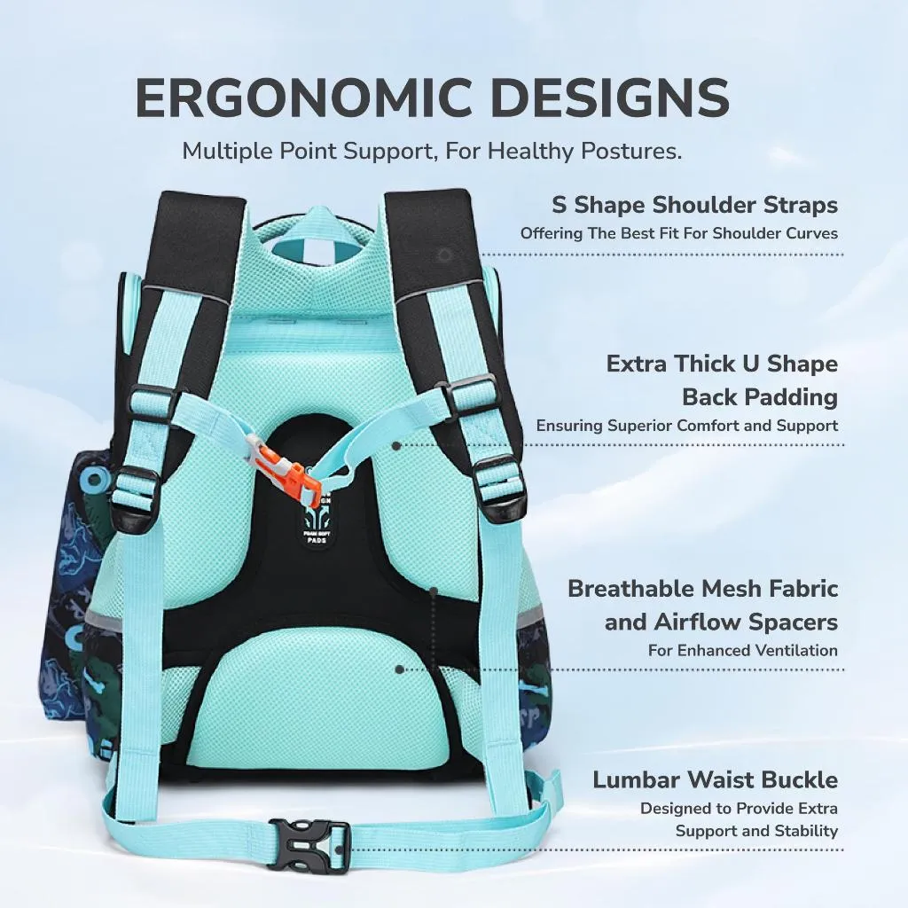 Sun Eight Wonderz Ergonomic Spine Protection Primary School Bag