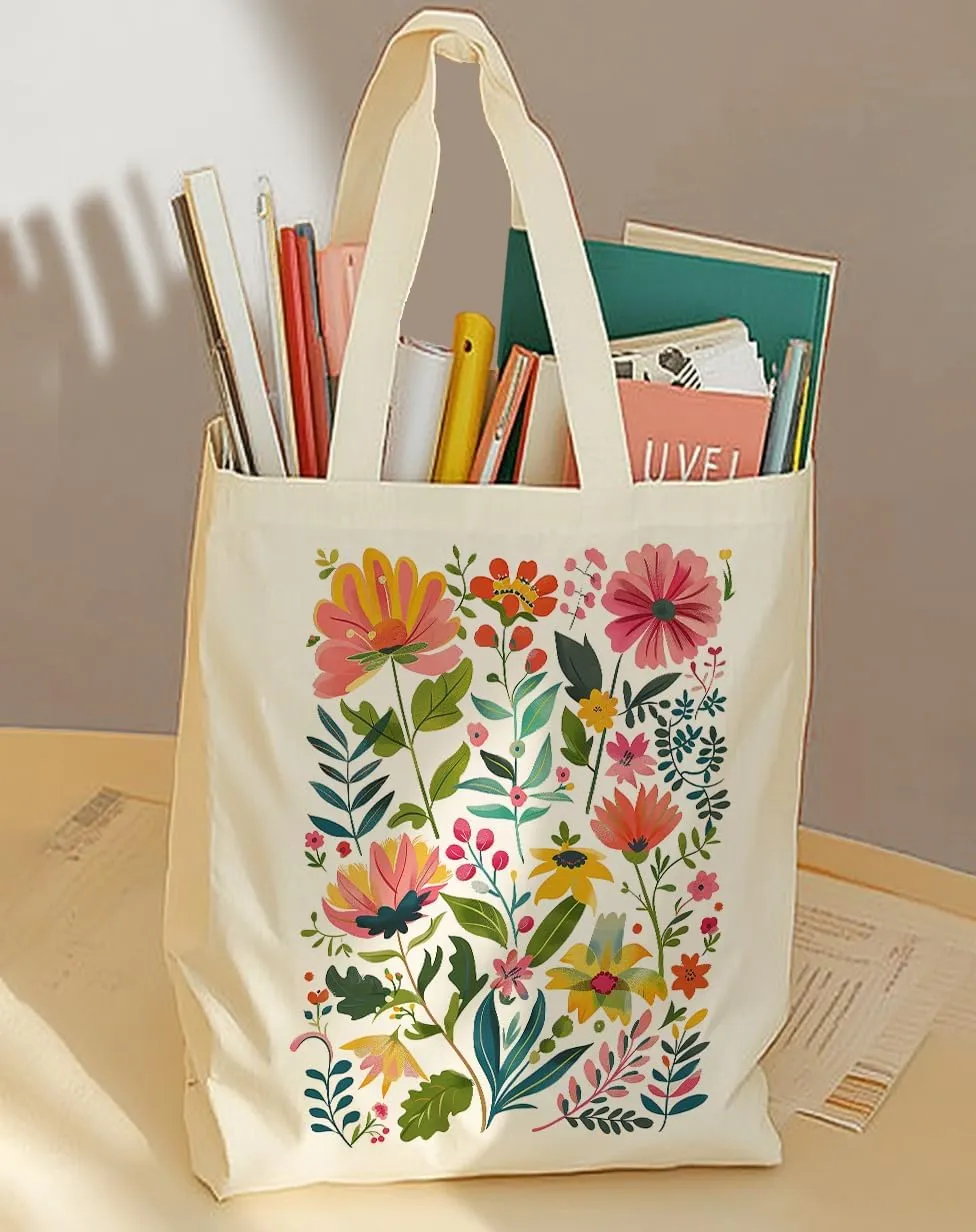 SUNFYCN The Lovers Skeleton Couple Canvas Tote Bag, Book Lovers Librarian Gifts for Women Reusable Grocery Shopping Bag