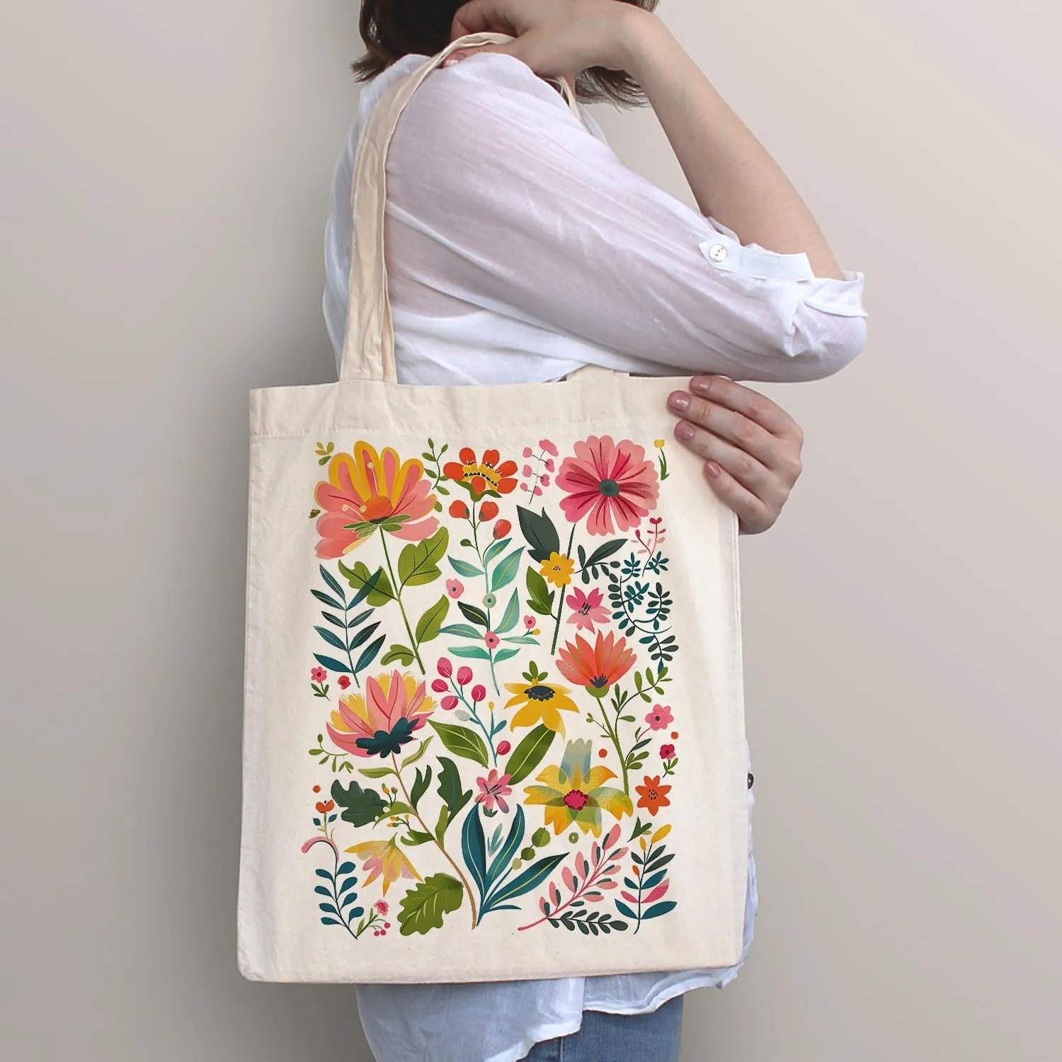 SUNFYCN The Lovers Skeleton Couple Canvas Tote Bag, Book Lovers Librarian Gifts for Women Reusable Grocery Shopping Bag