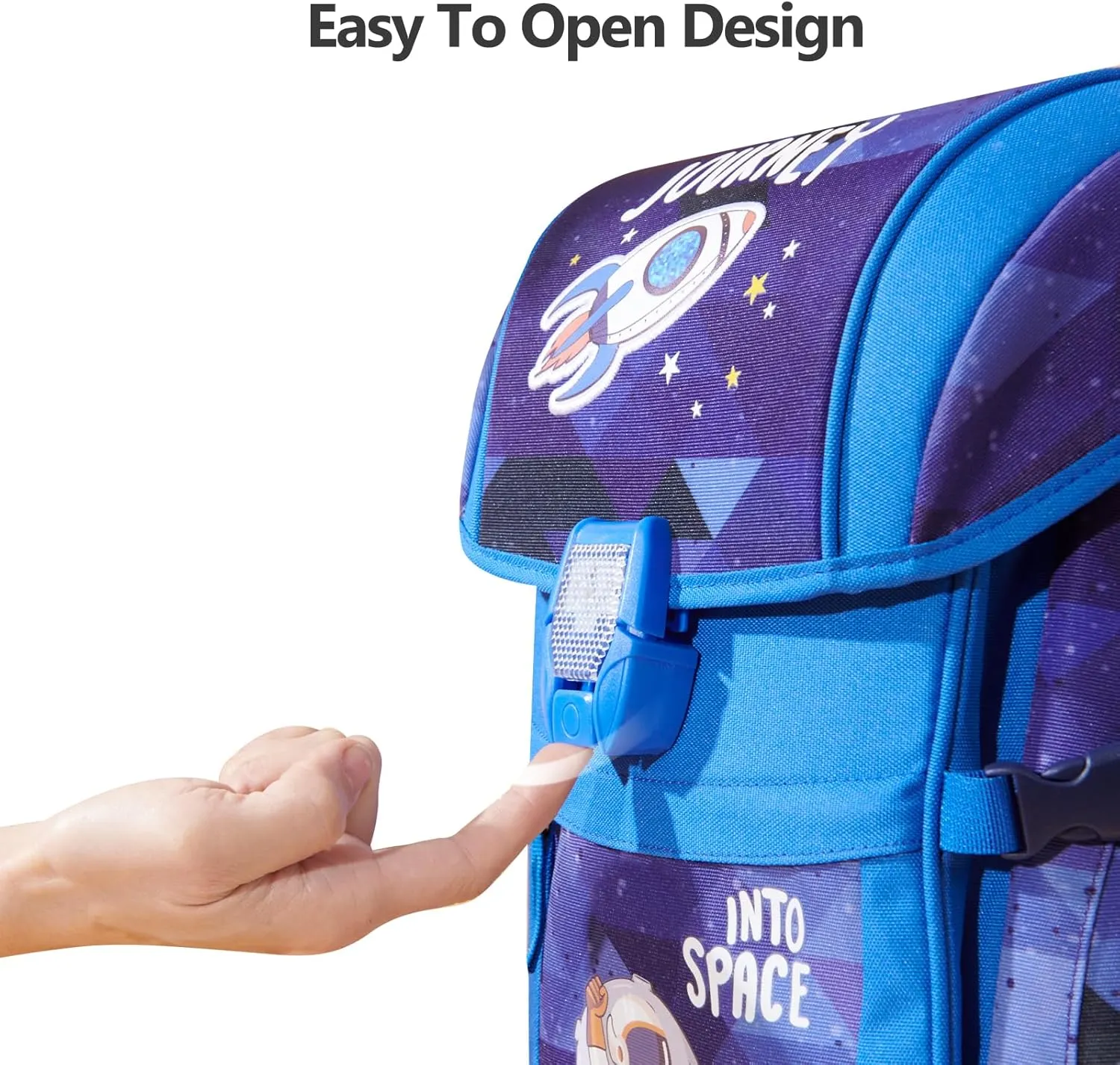 SUNVENO Toddler Backpack Lightweight Reduction Spine Protection Backpack Schoolbag for Primary School kids (Space Blue)