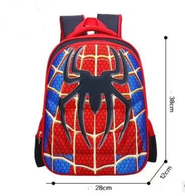Superman Batman Spiderman Captain America Boy Girl Children Kindergarten School bag Teenager Schoolbags Kids Student Backpacks