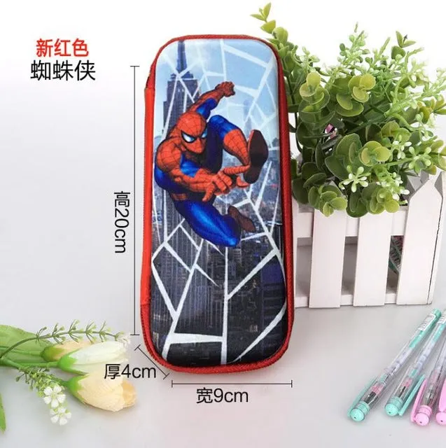 Superman Batman Spiderman Captain America Boy Girl Children Kindergarten School bag Teenager Schoolbags Kids Student Backpacks