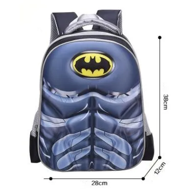 Superman Batman Spiderman Captain America Boy Girl Children Kindergarten School bag Teenager Schoolbags Kids Student Backpacks