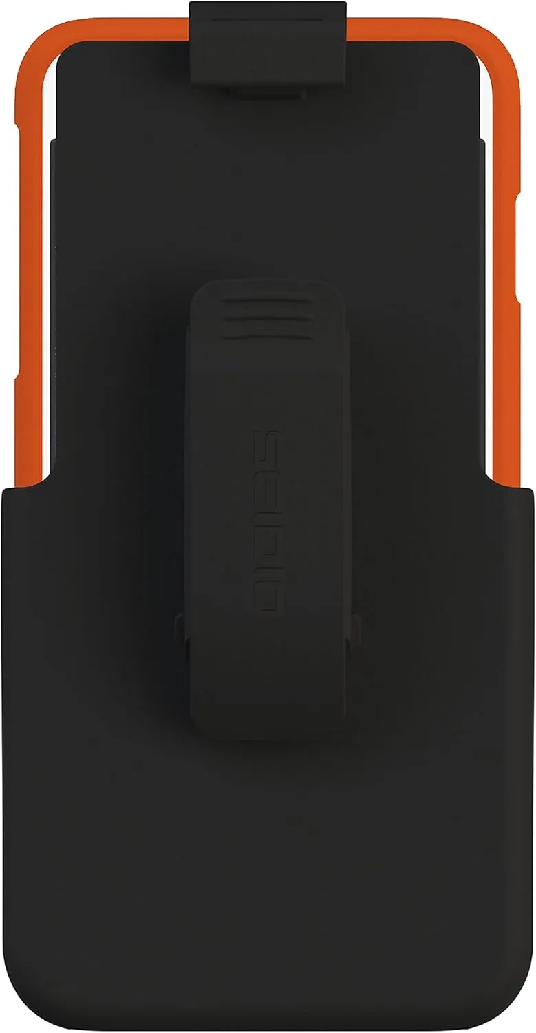 SURFACE Case with Metal Kickstand and Holster Combo for Apple iPhone 6 Plus - Retail Packaging - Orange