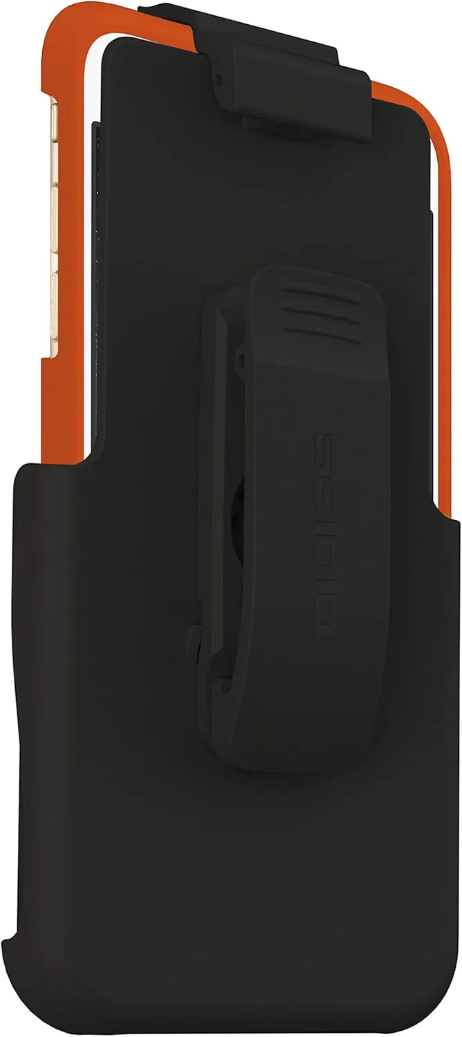 SURFACE Case with Metal Kickstand and Holster Combo for Apple iPhone 6 Plus - Retail Packaging - Orange