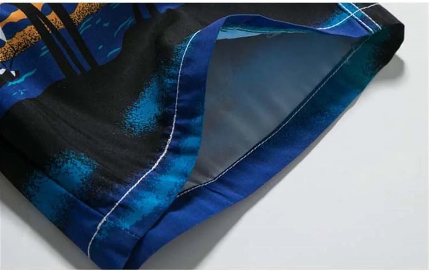 Swim Trunks 2024 Short Pants Casual Printed Short Floral Beach Splicing Fashion Beach Pants Dissolving Swim Trunks