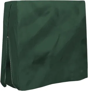 Table Tennis Table Cover 65x28x73in Green Pingpong Cover with Side Zipper Dustproof Rainproof Silver Coated Oxford Cloth Outdoor