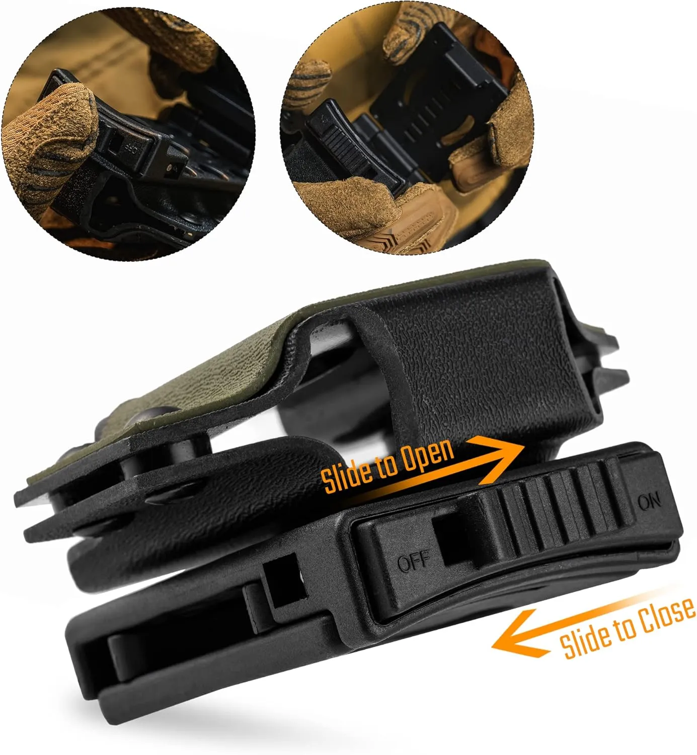 TACTICAL GEEK TX1Multi-Tool Sheath, EDC Multi Tool Sheath Holder Holster, Adjustable Sheath with Back Clip for Belt (Green), Multi-Tool not Included