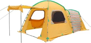 Tent 4 Person Family Camping Tent, Waterproof Full Head Standing Height, Outdoor Tent Compatible with Hiking, 260 * 210 / 175cm Outdoor Camping
