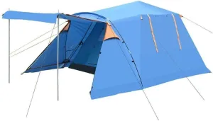 Tent Outdoor Family Camping Tent, Waterproof Automatic Pop-up, Can Accommodate 3-4 People, Suitable Compatible with Travel Beach Equipment, 215 * 215