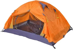 Tent Sunscreen Rainproof Multifunction Folding Automatic Outdoor Camping Leisure Family Tents 2 Person (Orange 2 personer)