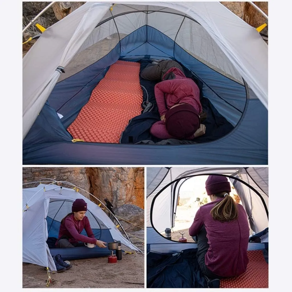 Tents for Camping Camping Tent 1-2 Person Ultralight Easy Set Up with Mesh Windows Waterproof Double Layer Instant Tent Beach Tent