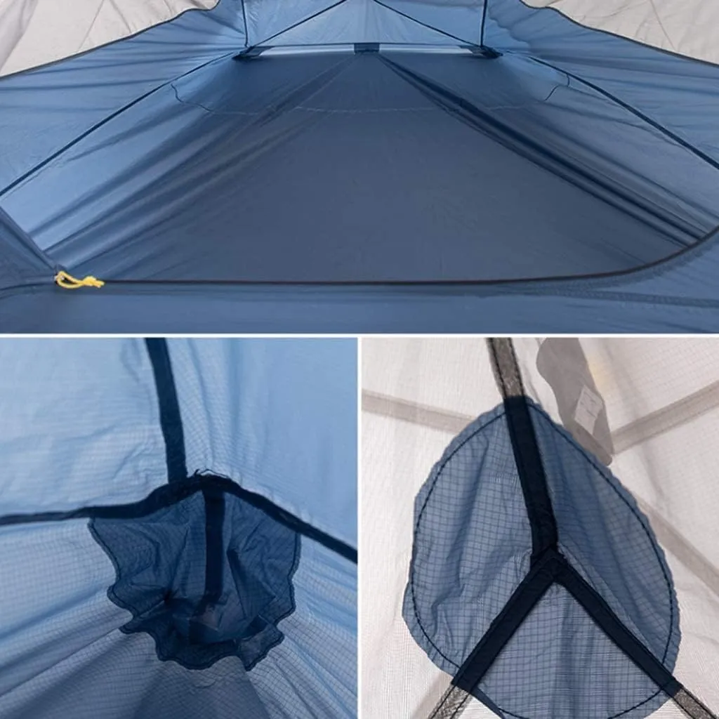 Tents for Camping Camping Tent 1-2 Person Ultralight Easy Set Up with Mesh Windows Waterproof Double Layer Instant Tent Beach Tent