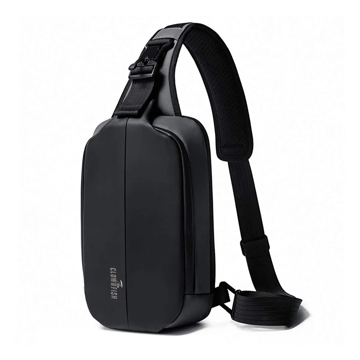 THE CLOWNFISH Anti-theft Sling Bag - Water Resistant, Scratchproof | Crossbody | 8L | Grey