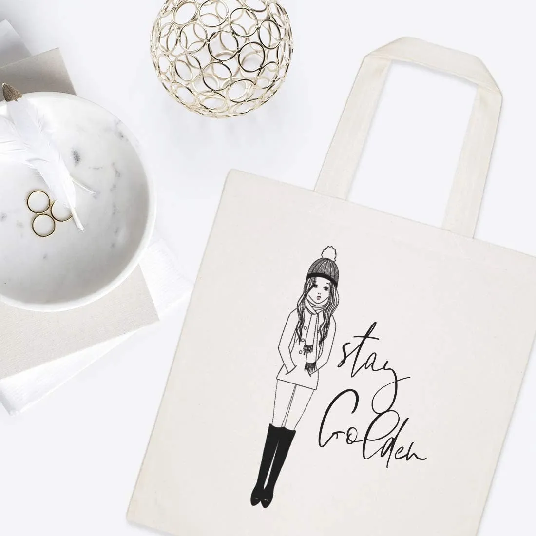 The Cotton & Canvas Co. Fashion Girl Beach, Shopping and Travel Reusable Shoulder Tote and Handbag
