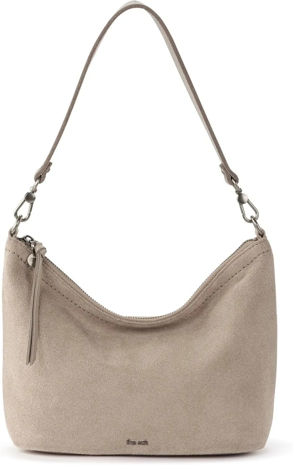 The Sak Jasmine Small Hobo Bag - Premium Leather Women's Purse for Everyday & Travel - Mini Hobo Shoulder Handbag With Zipper Closure & Pockets