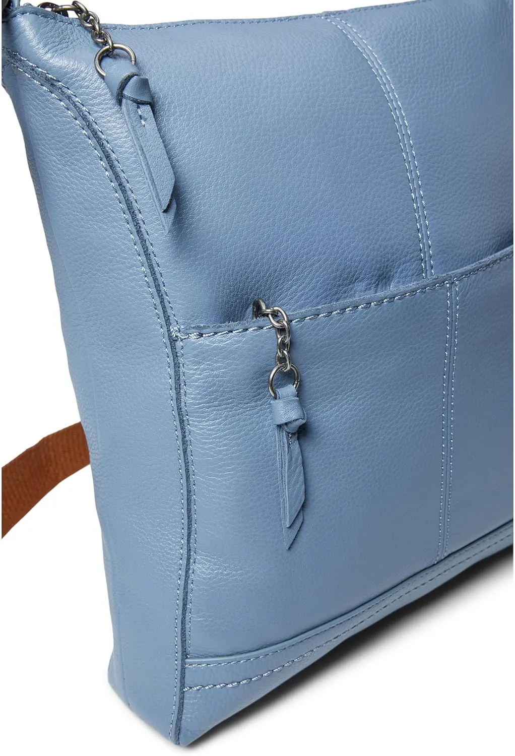 The Sak Lucia Leather Crossbody Purse - Premium Leather Women's Handbag for Everyday & Travel - Cross Body Bag With Zipper