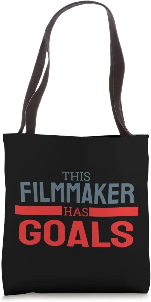 This filmmaker Has goals Filmmaking Creative Film Tote Bag