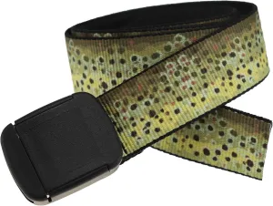 Thomas Bates Fish Pattern Metal Free Hiker Web Belts
